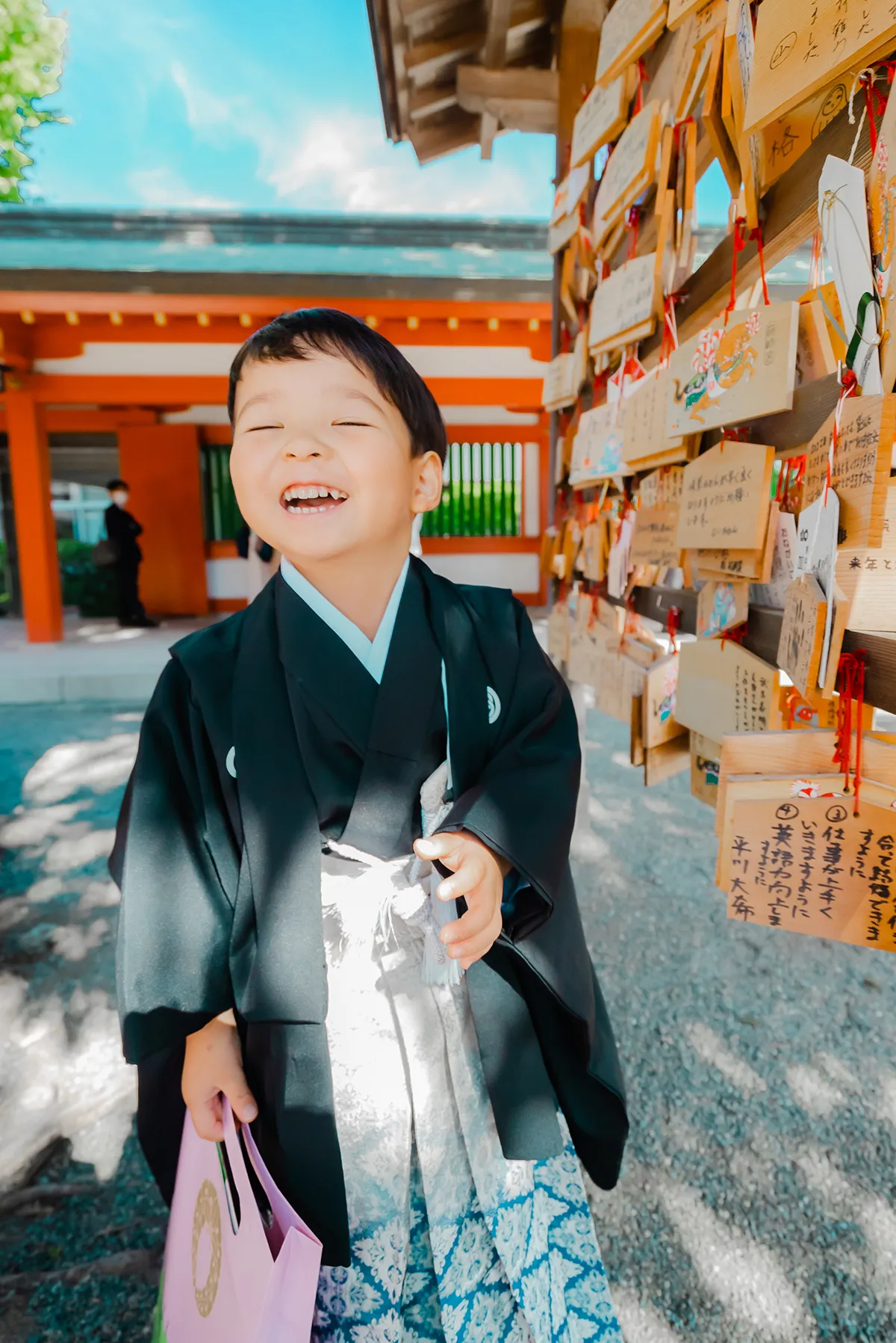 藤崎宮にて七五三撮影